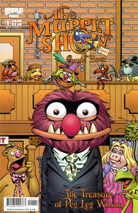 Cover Thumbnail for The Muppet Show: The Treasure of Peg-Leg Wilson (Boom! Studios, 2009 series) #1 [Cover A]