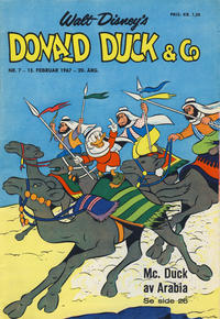 Cover for Donald Duck & Co (Hjemmet / Egmont, 1948 series) #7/1967