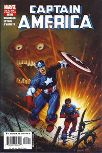Cover Thumbnail for Captain America (Marvel, 2005 series) #8 [Direct Edition Cover B]