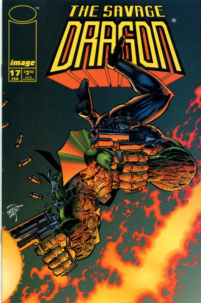 Cover for Savage Dragon (Image, 1993 series) #17 [A] [Direct]
