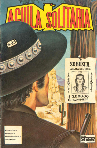 Cover for Aguila Solitaria (Editora Cinco, 1976 series) #25