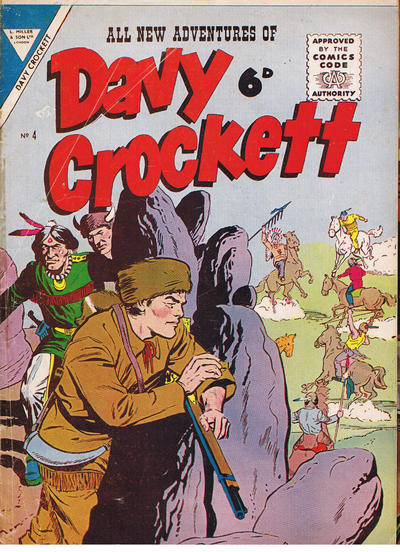 Cover for Davy Crockett (L. Miller & Son, 1956 series) #4