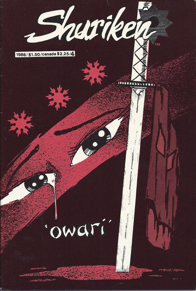Cover for Shuriken (Victory Productions, 1985 series) #4