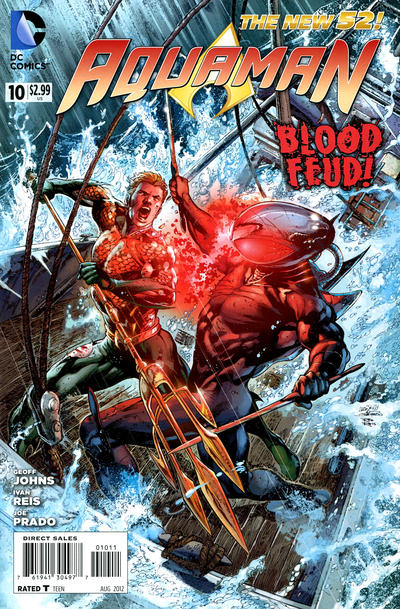 Cover for Aquaman (DC, 2011 series) #10