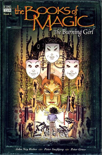 Cover for The Books of Magic (DC, 1995 series) #6 - The Burning Girl