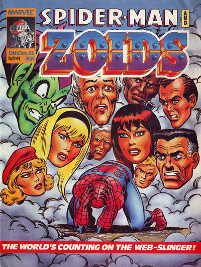 Cover for Spider-Man and Zoids (Marvel UK, 1986 series) #41