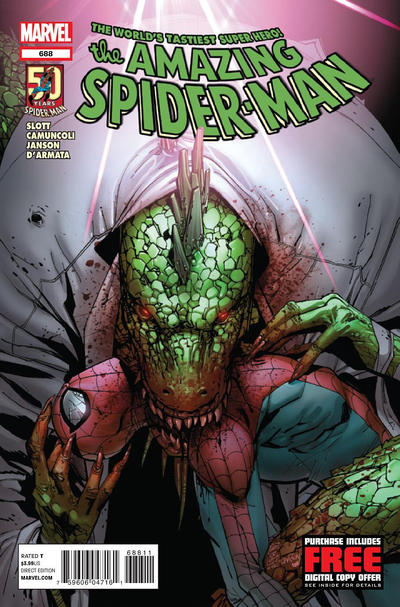 Cover for The Amazing Spider-Man (Marvel, 1999 series) #688 [Direct Edition]