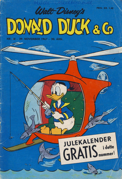 Cover for Donald Duck & Co (Hjemmet / Egmont, 1948 series) #48/1967