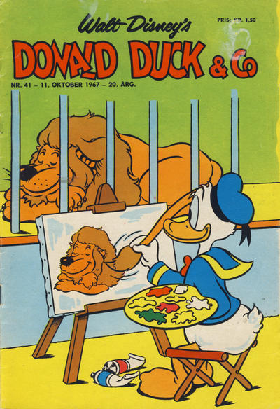 Cover for Donald Duck & Co (Hjemmet / Egmont, 1948 series) #41/1967