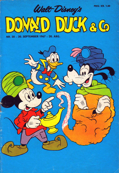 Cover for Donald Duck & Co (Hjemmet / Egmont, 1948 series) #38/1967