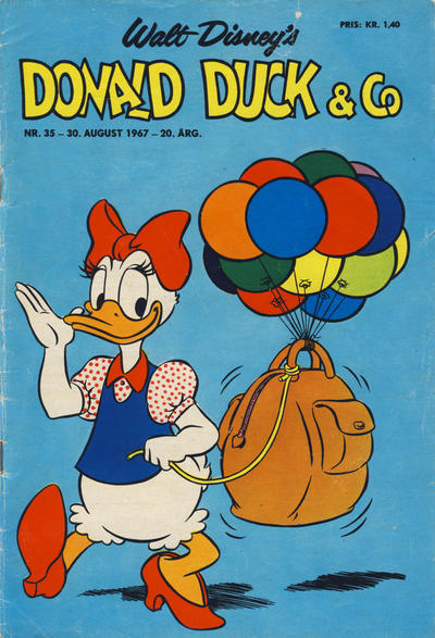Cover for Donald Duck & Co (Hjemmet / Egmont, 1948 series) #35/1967