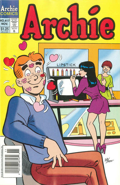 Cover for Archie (Archie, 1959 series) #417 [Newsstand]