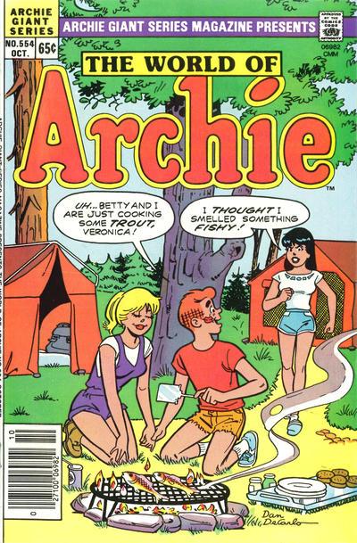 Cover for Archie Giant Series Magazine (Archie, 1954 series) #554