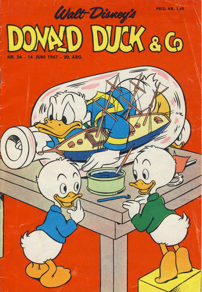 Cover for Donald Duck & Co (Hjemmet / Egmont, 1948 series) #24/1967