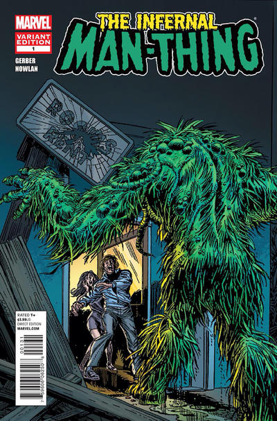 Cover for Infernal Man-Thing (Marvel, 2012 series) #1 [Incentive Gil Kane Variant Cover]