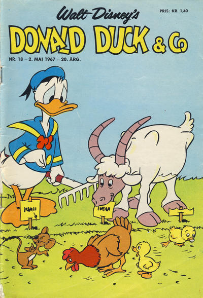 Cover for Donald Duck & Co (Hjemmet / Egmont, 1948 series) #18/1967