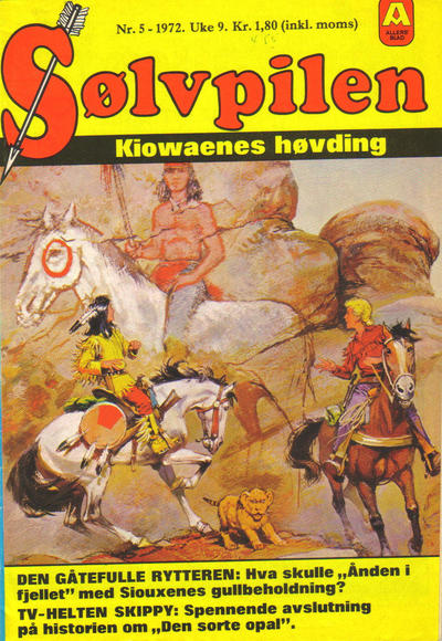 Cover for Sølvpilen (Allers Forlag, 1970 series) #5/1972