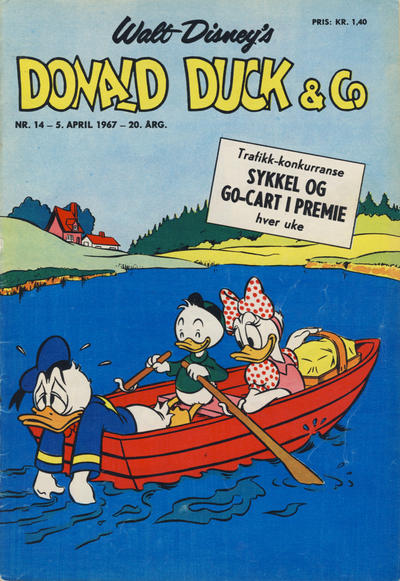 Cover for Donald Duck & Co (Hjemmet / Egmont, 1948 series) #14/1967