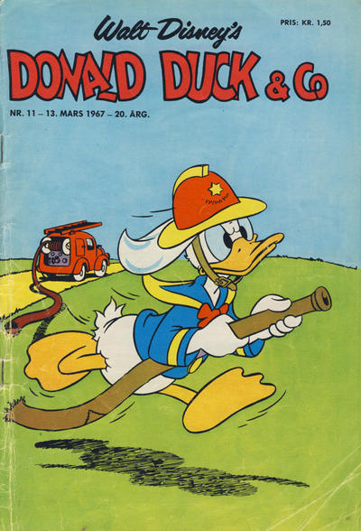 Cover for Donald Duck & Co (Hjemmet / Egmont, 1948 series) #11/1967