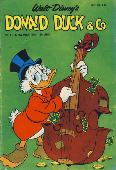 Cover for Donald Duck & Co (Hjemmet / Egmont, 1948 series) #6/1967