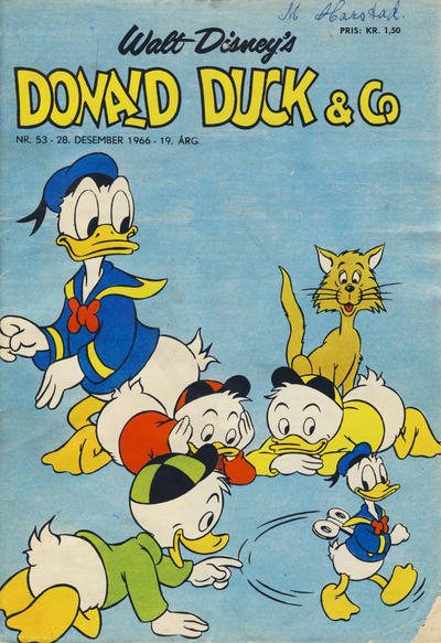 Cover for Donald Duck & Co (Hjemmet / Egmont, 1948 series) #53/1966