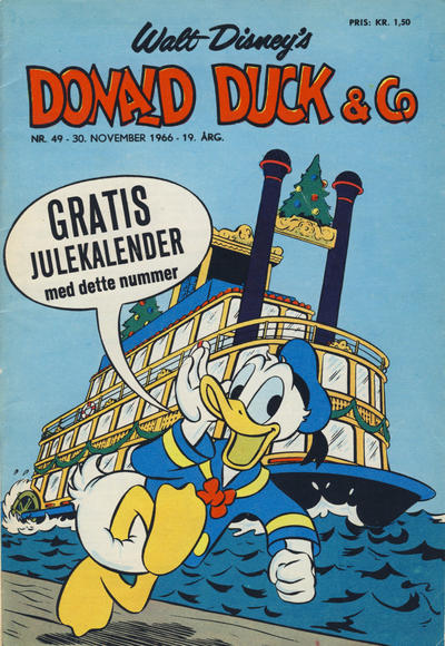 Cover for Donald Duck & Co (Hjemmet / Egmont, 1948 series) #49/1966