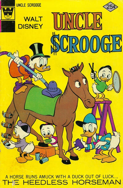 Cover for Walt Disney Uncle Scrooge (Western, 1963 series) #131 [Whitman]