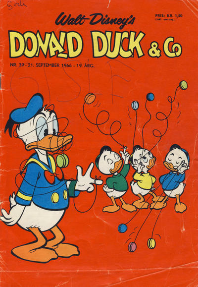 Cover for Donald Duck & Co (Hjemmet / Egmont, 1948 series) #39/1966