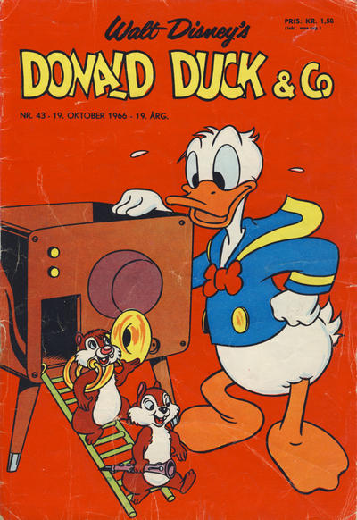 Cover for Donald Duck & Co (Hjemmet / Egmont, 1948 series) #43/1966