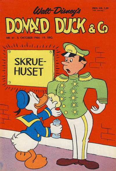 Cover for Donald Duck & Co (Hjemmet / Egmont, 1948 series) #41/1966
