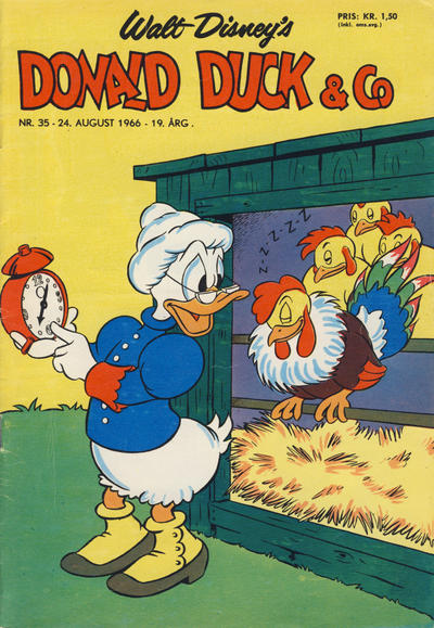 Cover for Donald Duck & Co (Hjemmet / Egmont, 1948 series) #35/1966