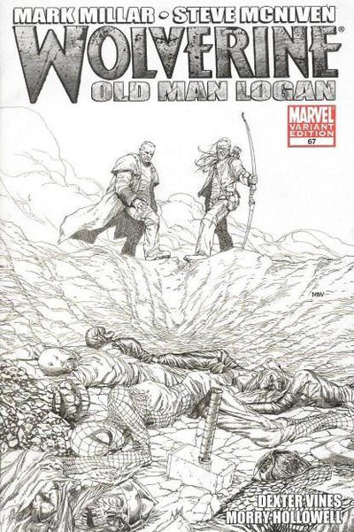 Cover for Wolverine (Marvel, 2003 series) #67 [McNiven Sketch Variant]