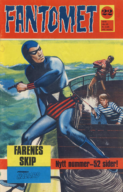 Cover for Fantomet (Romanforlaget, 1966 series) #22/1970