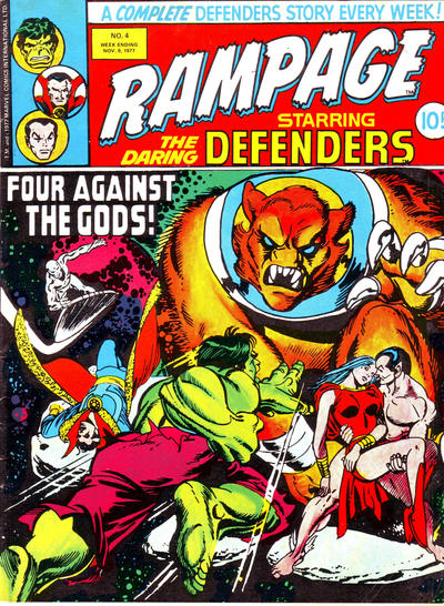Cover for Rampage (Marvel UK, 1977 series) #4