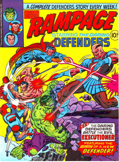 Cover for Rampage (Marvel UK, 1977 series) #5