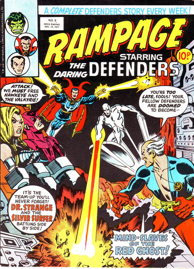 Cover for Rampage (Marvel UK, 1977 series) #9