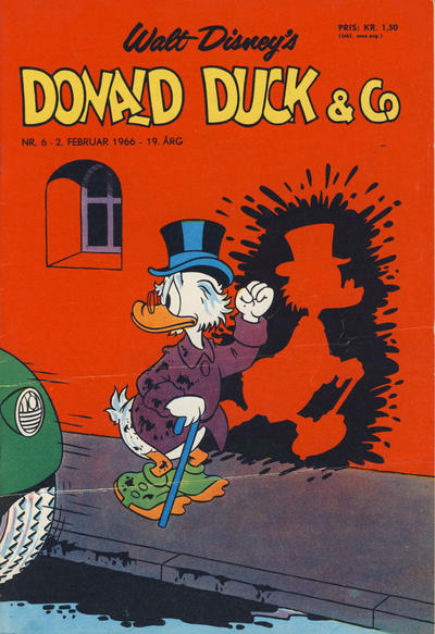 Cover for Donald Duck & Co (Hjemmet / Egmont, 1948 series) #6/1966