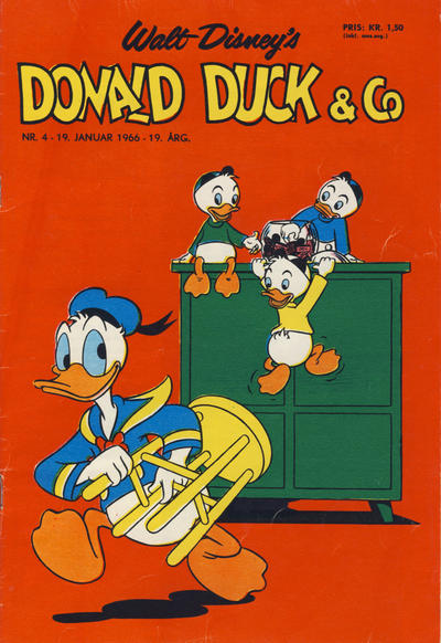 Cover for Donald Duck & Co (Hjemmet / Egmont, 1948 series) #4/1966
