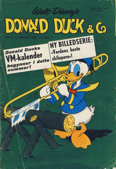 Cover for Donald Duck & Co (Hjemmet / Egmont, 1948 series) #3/1966