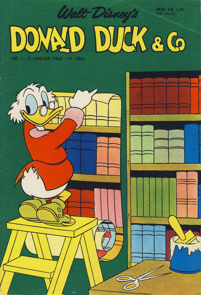 Cover for Donald Duck & Co (Hjemmet / Egmont, 1948 series) #1/1966