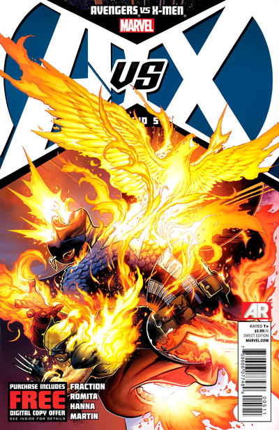 Cover for Avengers vs. X-Men (Marvel, 2012 series) #5