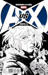 Cover for Avengers vs. X-Men (Marvel, 2012 series) #5 [Variant Sketch Cover by Ryan Stegman]