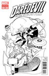 Cover for Daredevil (Marvel, 2011 series) #11 [Avengers Art Appreciation variant cover]