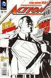 Cover for Action Comics (DC, 2011 series) #9 [Gene Ha Black & White Cover]