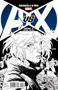 Cover Thumbnail for Avengers vs. X-Men (Marvel, 2012 series) #5 [Variant Sketch Cover by Ryan Stegman]