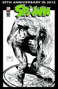 Cover Thumbnail for Spawn (Image, 1992 series) #216 [Sketch Variant Cover by Todd McFarlane]