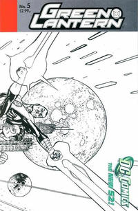 Cover Thumbnail for Green Lantern (DC, 2011 series) #5 [Doug Mahnke / Keith Champagne Black & White Wraparound Cover]