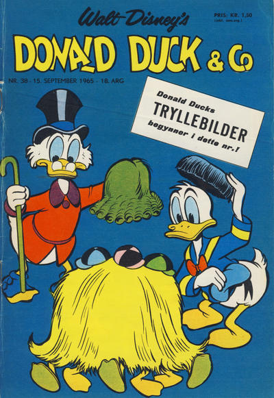 Cover for Donald Duck & Co (Hjemmet / Egmont, 1948 series) #38/1965