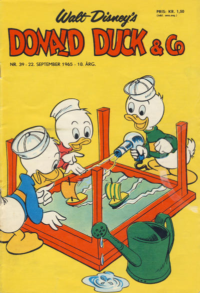 Cover for Donald Duck & Co (Hjemmet / Egmont, 1948 series) #39/1965
