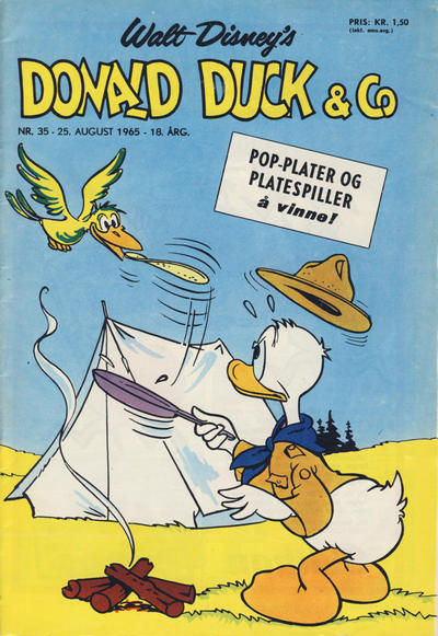 Cover for Donald Duck & Co (Hjemmet / Egmont, 1948 series) #35/1965